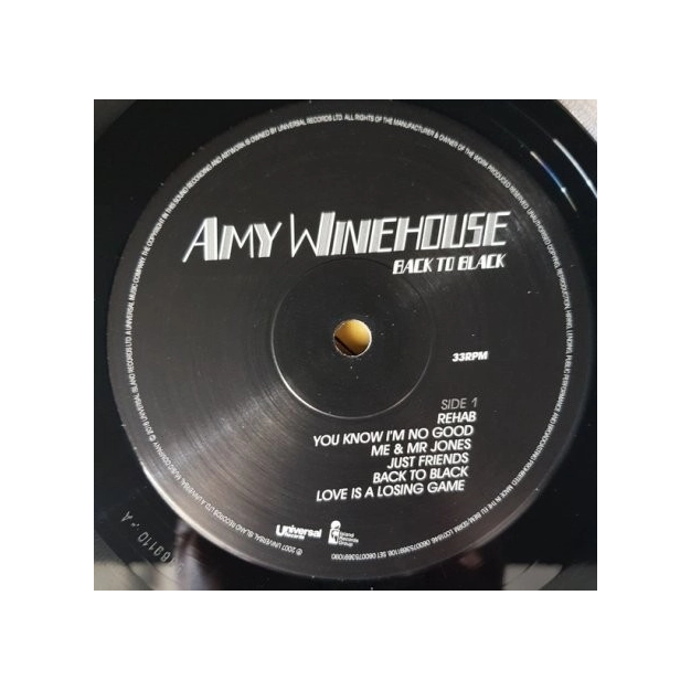 Вініловий диск LP Amy Winehouse: Back To Black Вініловий диск LP Amy Winehouse: Back To Black