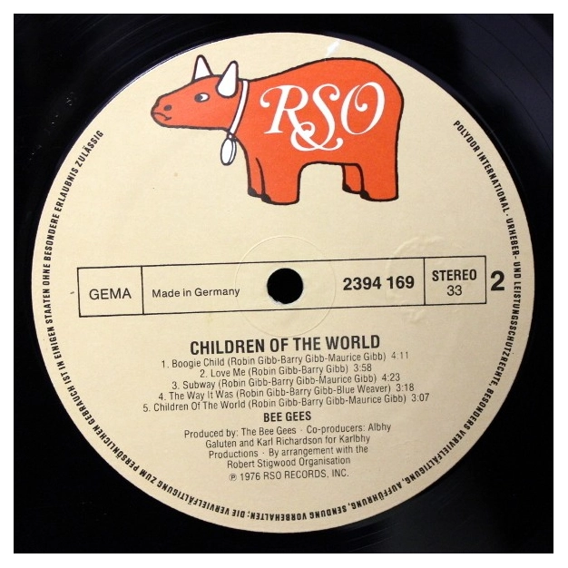 Вініловий диск LP Bee Gees: Children Of The World - Hq