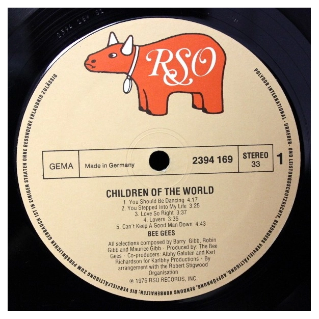 Вініловий диск LP Bee Gees: Children Of The World - Hq