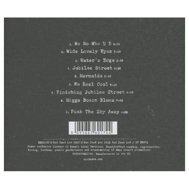 CD диск Nick Cave & Bad Seeds: Push The Sky Away CD диск Nick Cave & Bad Seeds: Push The Sky Away