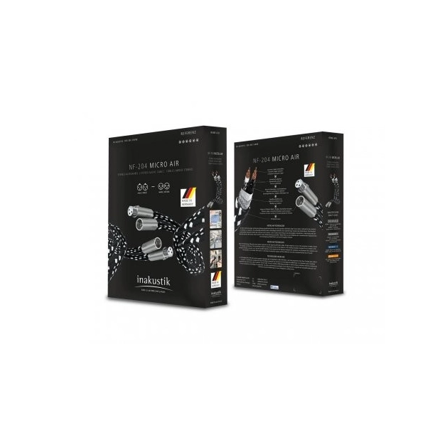 Міжблочний кабель Inakustik Referenz NF-204 AIR Stereo XLR 0.75 м Міжблочний кабель Inakustik Referenz NF-204 AIR Stereo XLR 0.75 м