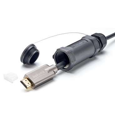 Оптоволоконний кабель Inakustik Profi HDMI 2.0 LWL 124 Gbps броньований 15 м