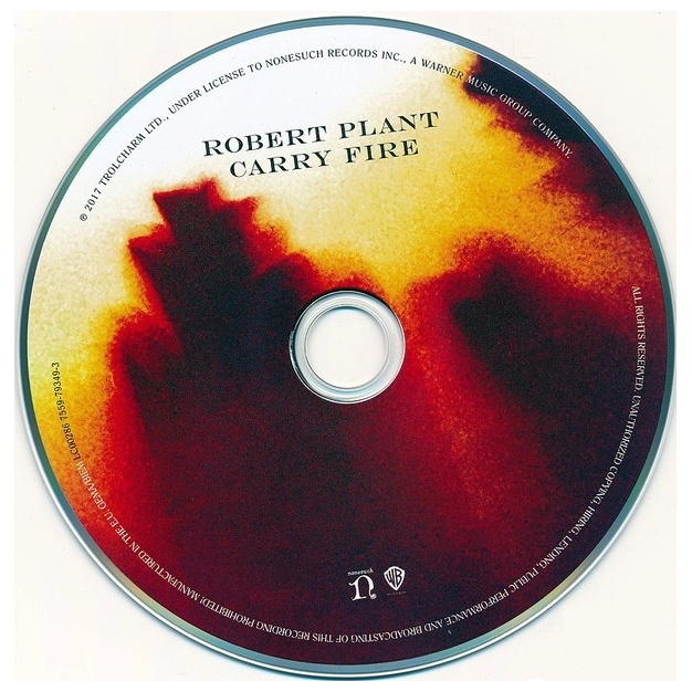 CD диск Robert Plant: Carry Fire