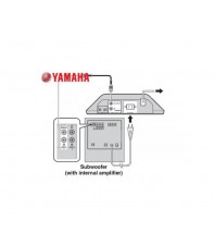 Бездротовий передавач сигналу для сабвуфера Yamaha SWK-W10 Black