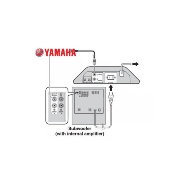 Бездротовий передавач сигналу для сабвуфера Yamaha SWK-W10 Black
