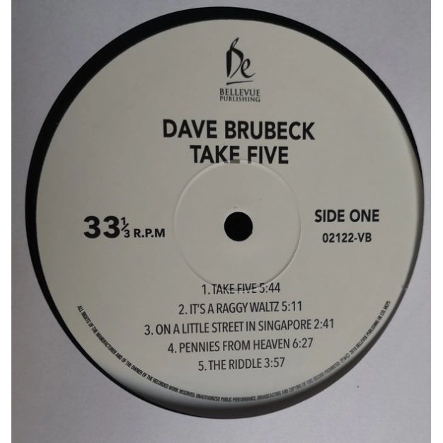 Вініловий диск LP Dave Brubeck: Take Five Вініловий диск LP Dave Brubeck: Take Five