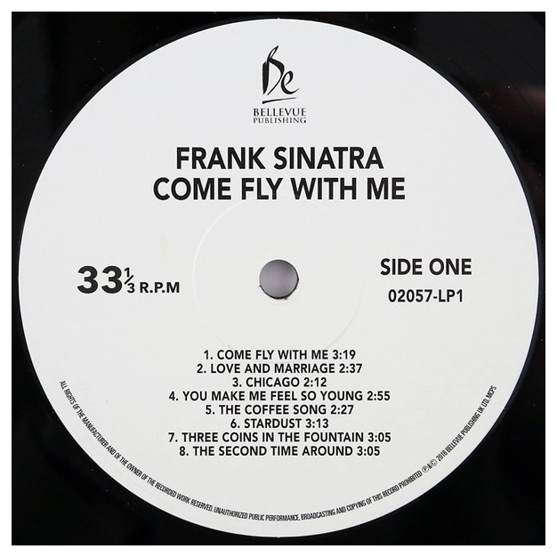 Вініловий диск 2LP Frank Sinatra: Come Fly With Me