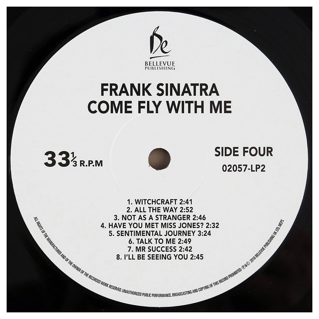 Вініловий диск 2LP Frank Sinatra: Come Fly With Me