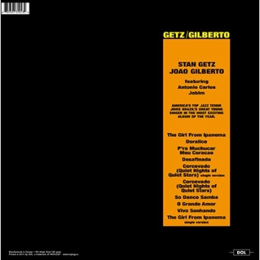 Вініловий диск LP Stan Getz, Joao Gilberto: Getz/Gilberto