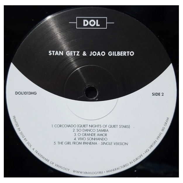 Вініловий диск LP Stan Getz, Joao Gilberto: Getz/Gilberto