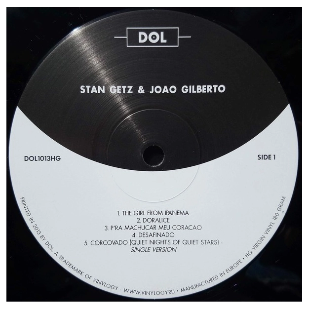 Вініловий диск LP Stan Getz, Joao Gilberto: Getz/Gilberto