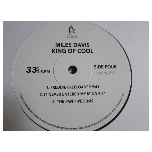 Вініловий диск 2LP Miles Davis: King Of Cool
