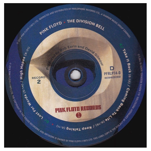 Вініловий диск 2LP Pink Floyd: The Division Bell