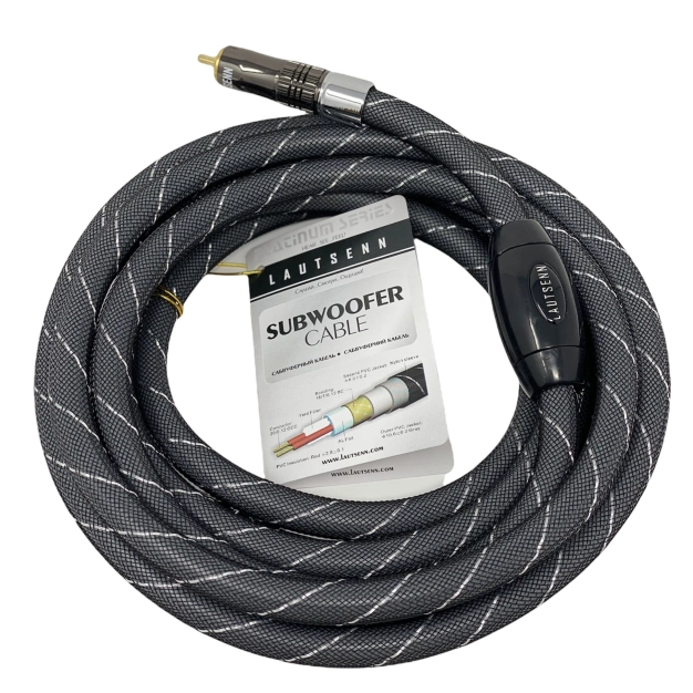 Сабвуферний шнур Lautsenn Subwoofer Platinum 3 м