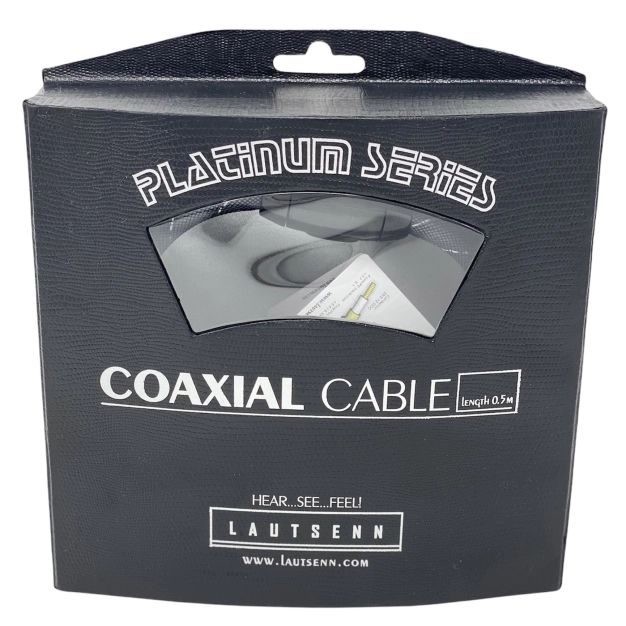 Коаксіальний цифровий шнур Lautsenn Coaxial Platinum 0.5 м