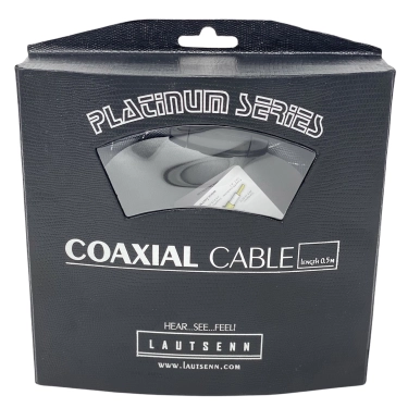 Коаксіальний цифровий шнур Lautsenn Coaxial Platinum 0.5 м