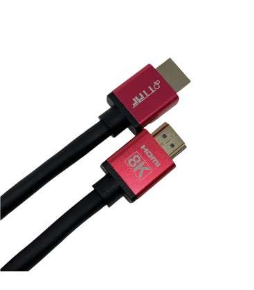 Шнур TTAF HDMI 2.1 8K Cable Red 24K Gold 2m