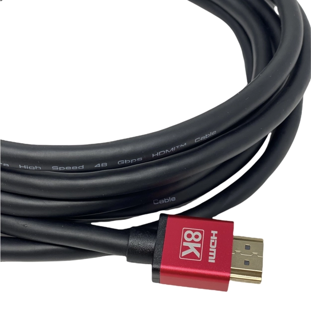 Шнур TTAF HDMI 2.1 8K Cable Red 24K Gold 1m