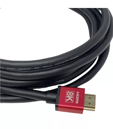 Шнур TTAF HDMI 2.1 8K Cable Red 24K Gold 1m