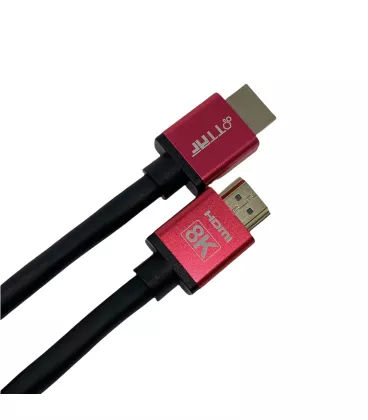 Шнур TTAF HDMI 2.1 8K Cable Red 24K Gold 0.75m