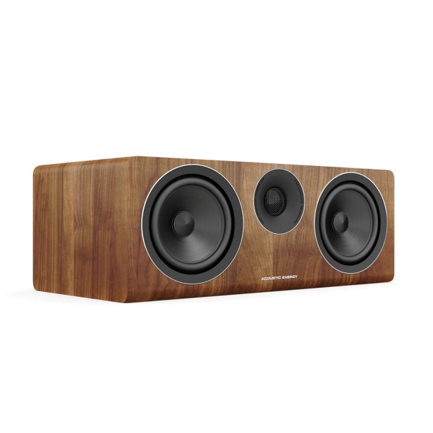 Acoustic Energy AE 307 Real Walnut wood veneer center channel speaker