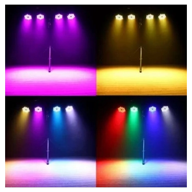 LED прожектор STLS Par S-1818 SLIM RGBWA+UV