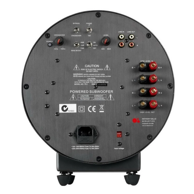 Сабвуфер Gallo Acoustics TR-3D Subwoofer 300W (Black) - 230V