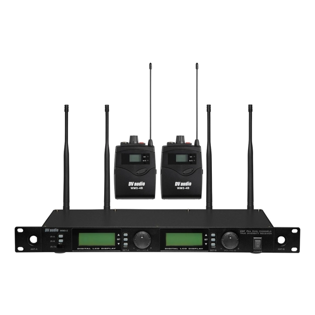 Радиосистема DV audio WMS-24B с петличными микрофонами