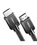 Міжкомпонентний кабель UGREEN HD135 HDMI to HDMI, 2 m, v2.1 8K-60Hz/4K-120Hz Braided Gray 70321