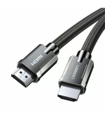 Міжкомпонентний кабель UGREEN HD135 HDMI to HDMI, 2 m, v2.1 8K-60Hz/4K-120Hz Braided Gray 70321
