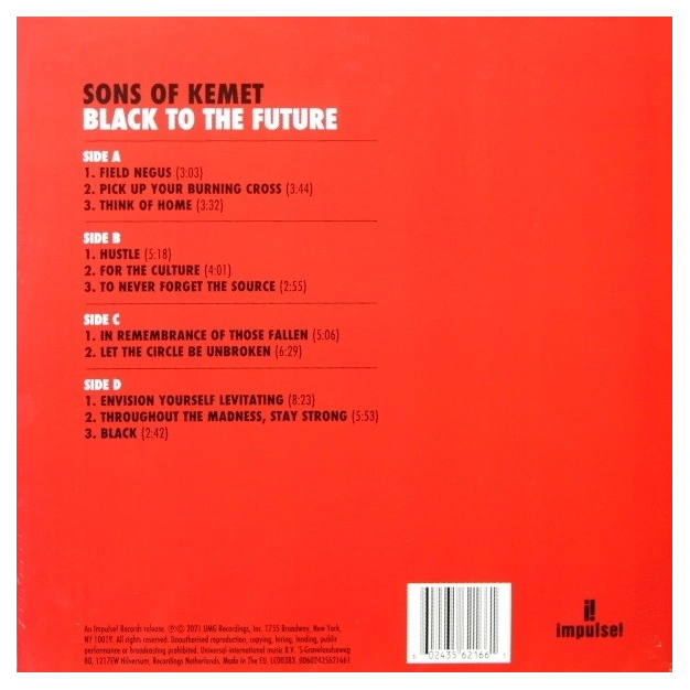 Вініловий диск 2LP Sons Of Kemet: Black To The Future