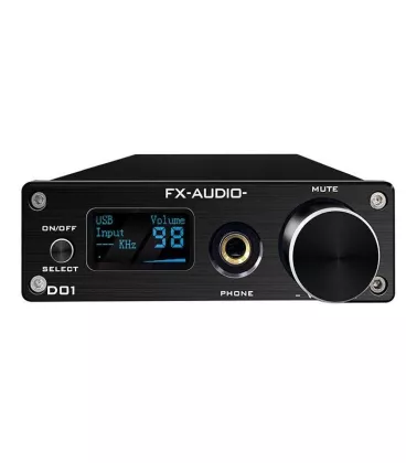 ЦАП-підсилювач FX Audio D01 Black