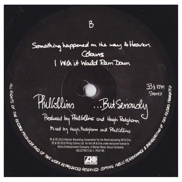 Вініловий диск 2LP Phil Collins: But Seriously