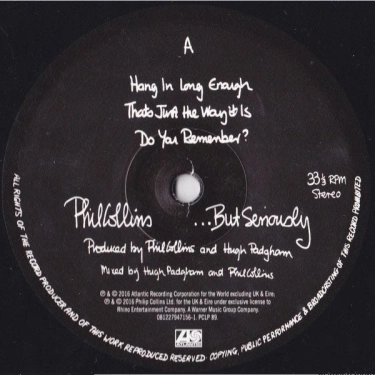 Вініловий диск 2LP Phil Collins: But Seriously