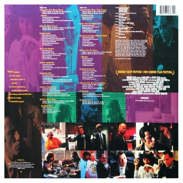 Вініловий диск LP Ost: Pulp Fiction Вініловий диск LP Ost: Pulp Fiction