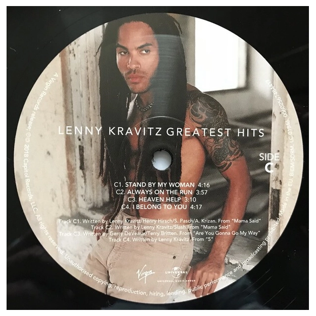 Вініловий диск 2LP Lenny Kravitz: Greatest Hits Вініловий диск 2LP Lenny Kravitz: Greatest Hits