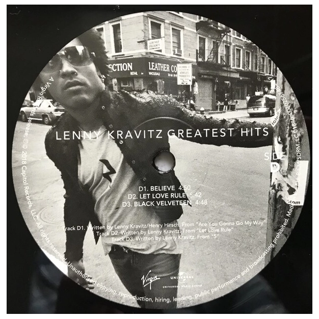 Вініловий диск 2LP Lenny Kravitz: Greatest Hits Вініловий диск 2LP Lenny Kravitz: Greatest Hits