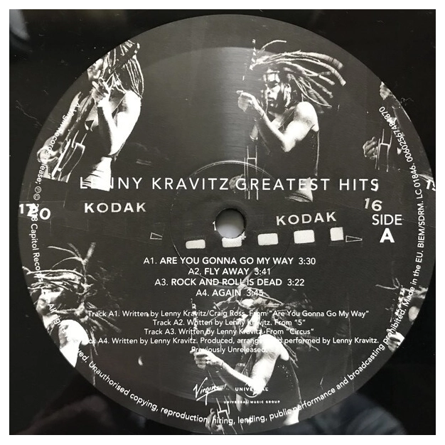 Вініловий диск 2LP Lenny Kravitz: Greatest Hits Вініловий диск 2LP Lenny Kravitz: Greatest Hits