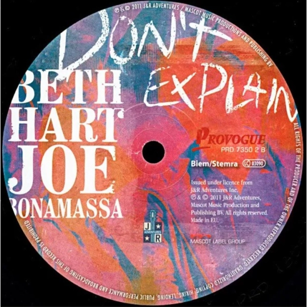 Вініловий диск LP Beth Hart & Joe Bonamassa: Don't Explain Вініловий диск LP Beth Hart & Joe Bonamassa: Don't Explain