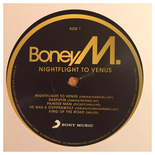 Вініловий диск LP Boney M.: Nightflight To Venus Вініловий диск LP Boney M.: Nightflight To Venus