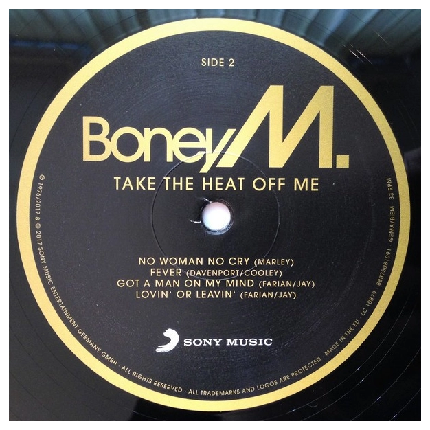 Вініловий диск LP Boney M.: Take The Heat Off Me Вініловий диск LP Boney M.: Take The Heat Off Me