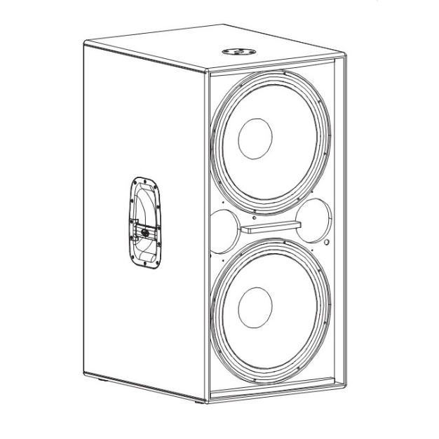 Пасивний сабвуфер фазоінверторного типу ACTION-218