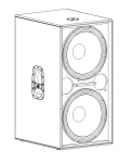 ACTION-218 Bass Reflex Passive Subwoofer