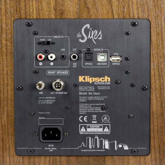 Полочна акустика Klipsch The Sixes Walnut