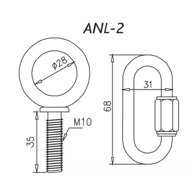 Підвіси акустичних систем DAS Audio ANL-2 Підвіси акустичних систем DAS Audio ANL-2