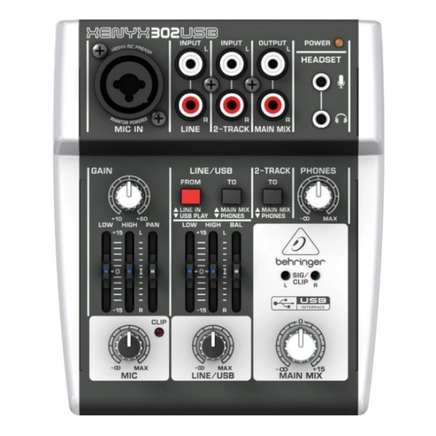 Mixing console Behringer XENYX302USB