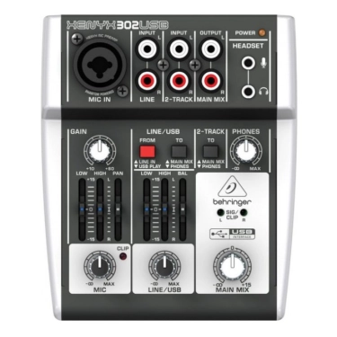 Мікшерний пульт Behringer XENYX302USB