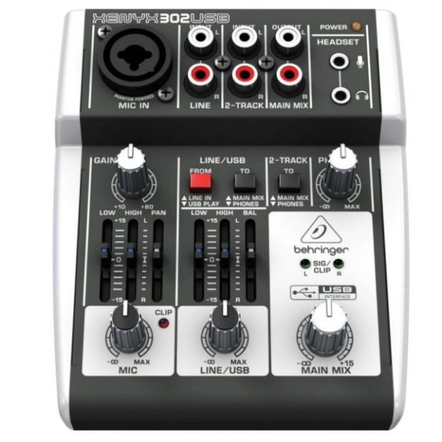 Мікшерний пульт Behringer XENYX302USB