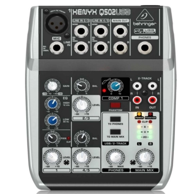Мікшерний пульт Behringer XENYX Q502USB