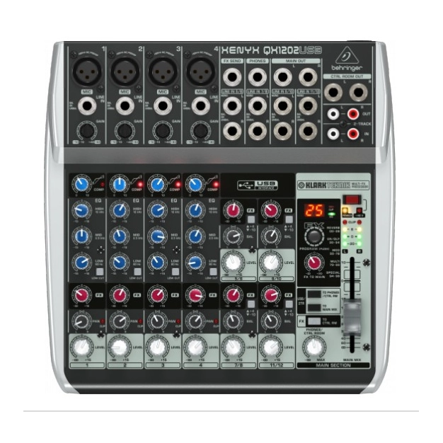 Мікшерний пульт Behringer XENYX QX1202USB